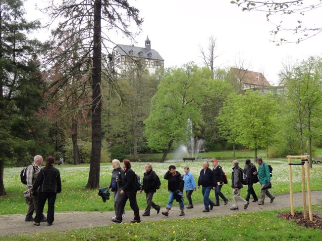 Im Schlosspark von Jössnitz